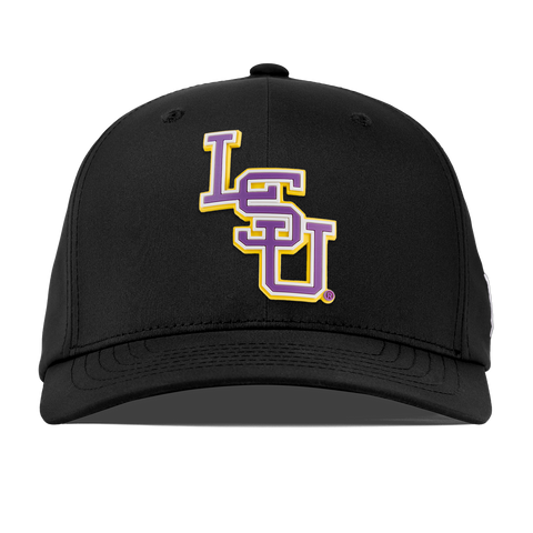 Louisiana State University "LSU Baseball Purple" Flexfit Performance Fitted Black