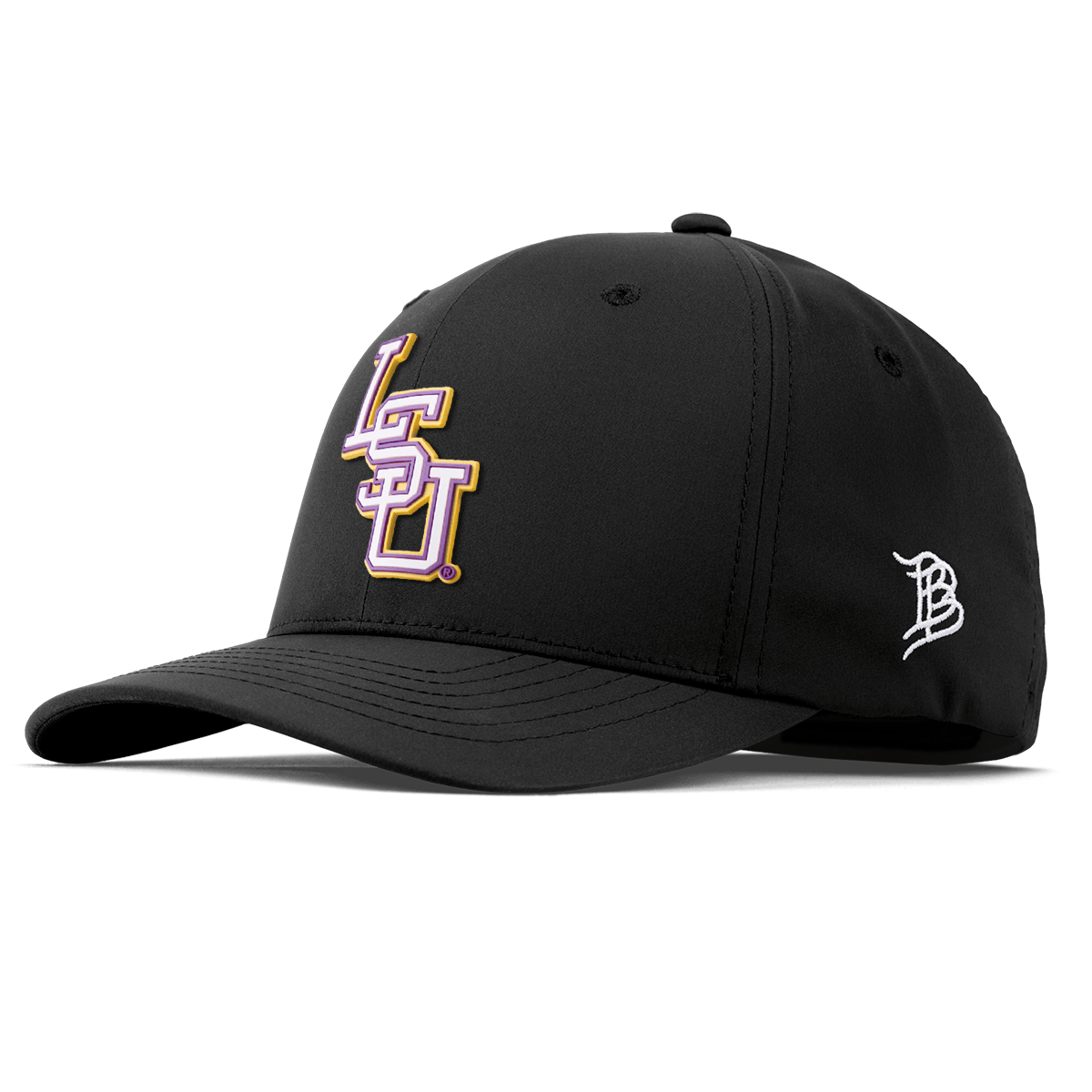 Louisiana State University "LSU Baseball White" Flexfit Performance Fitted Black