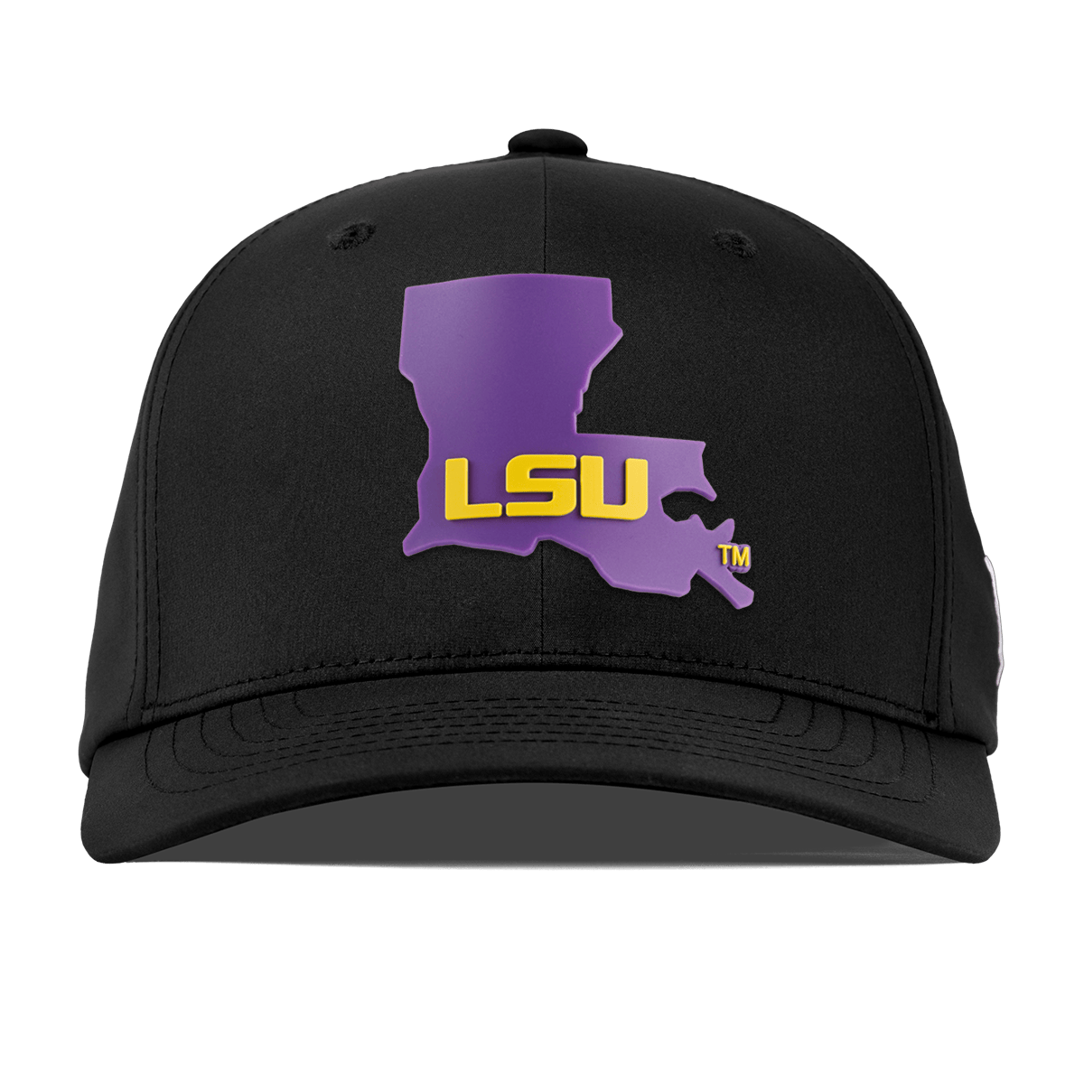 Louisiana State University "LSU Purple State" Flexfit Performance Fitted Black