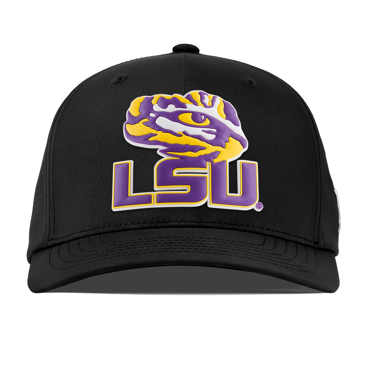 Louisiana State University "LSU Tiger Eye" Flexfit Performance Fitted Black