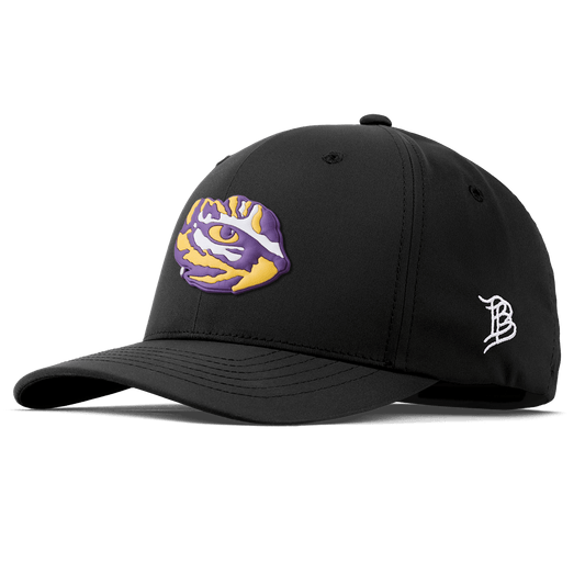 Louisiana State University "LSU Tiger Team Logo" Flexfit Performance Fitted Black