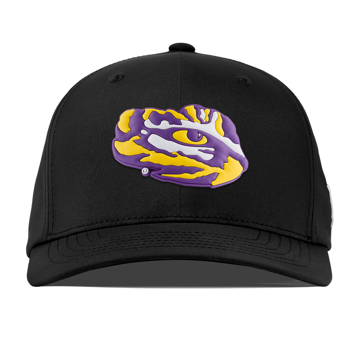 Louisiana State University "LSU Tiger Team Logo" Flexfit Performance Fitted Black