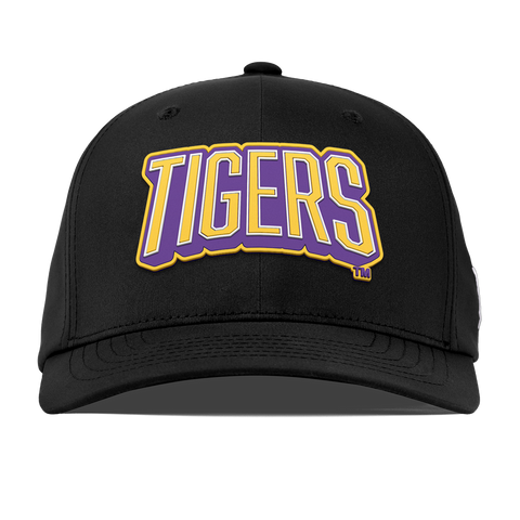 Louisiana State University "LSU Tigers Block" Flexfit Performance Fitted Black