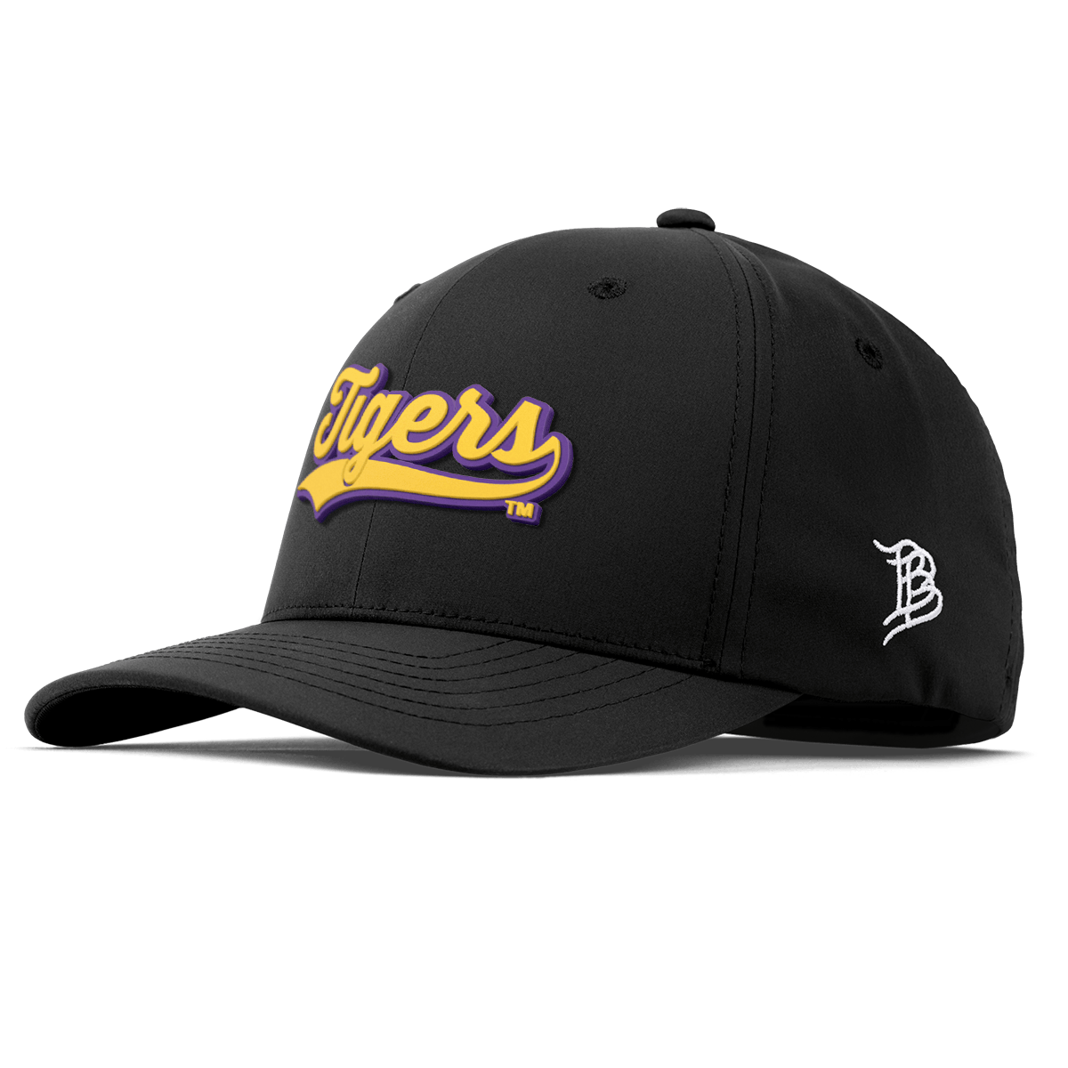 Louisiana State University "LSU Tigers Script" Flexfit Performance Fitted Black