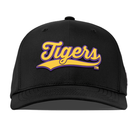 Louisiana State University "LSU Tigers Script" Flexfit Performance Fitted Black