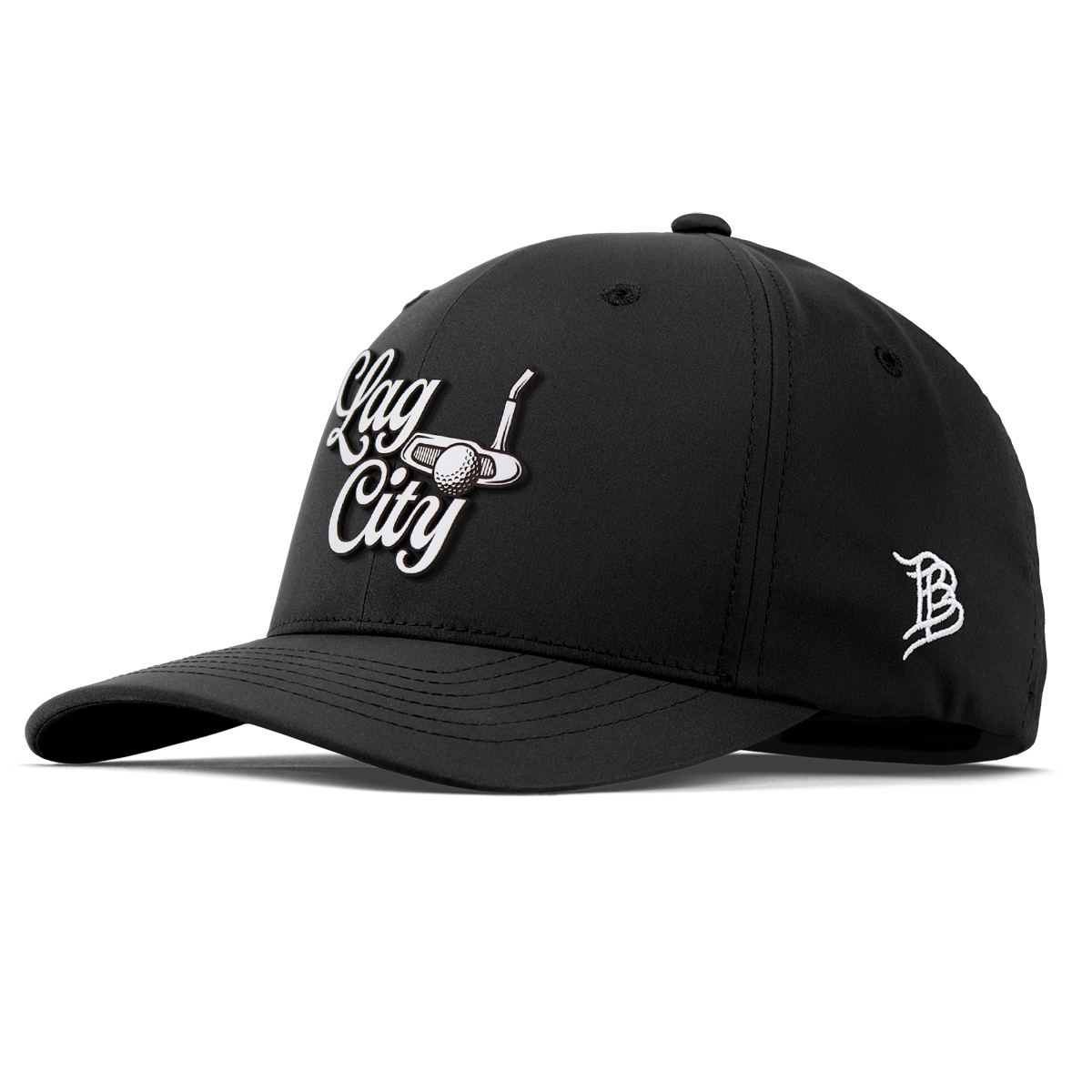 Lag City Script Flexfit Performance Fitted Black