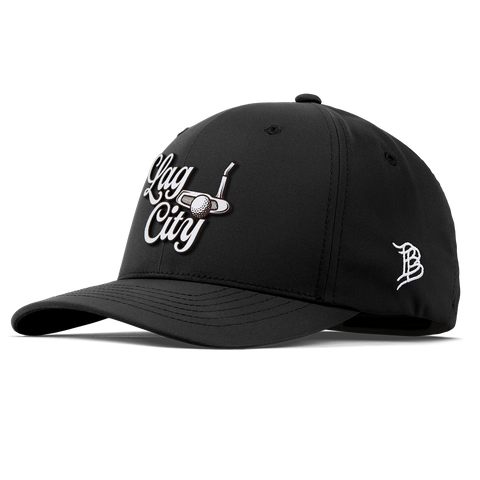 Lag City Script Flexfit Performance Fitted Black