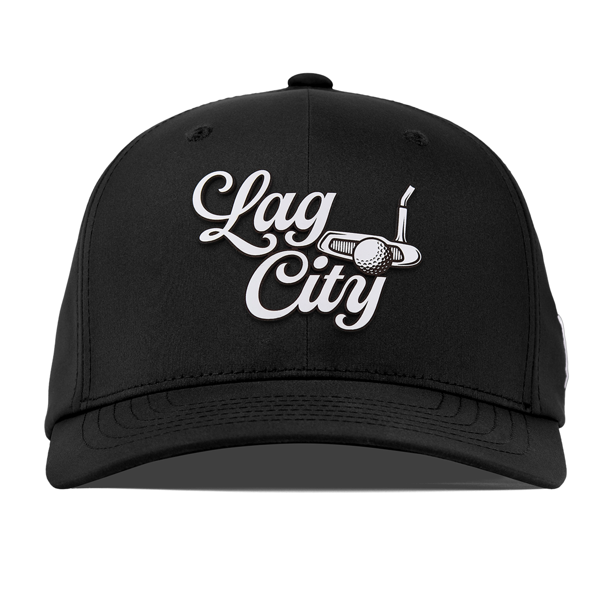 Lag City Script Flexfit Performance Fitted Black