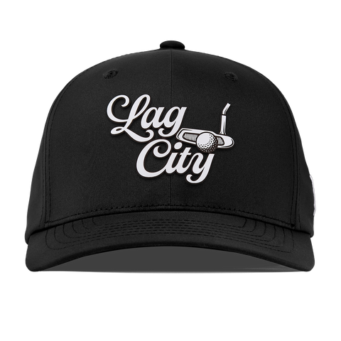 Lag City Script Flexfit Performance Fitted Black