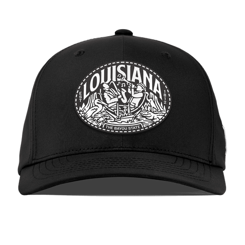 Louisiana Traveler Flexfit Performance Fitted Black