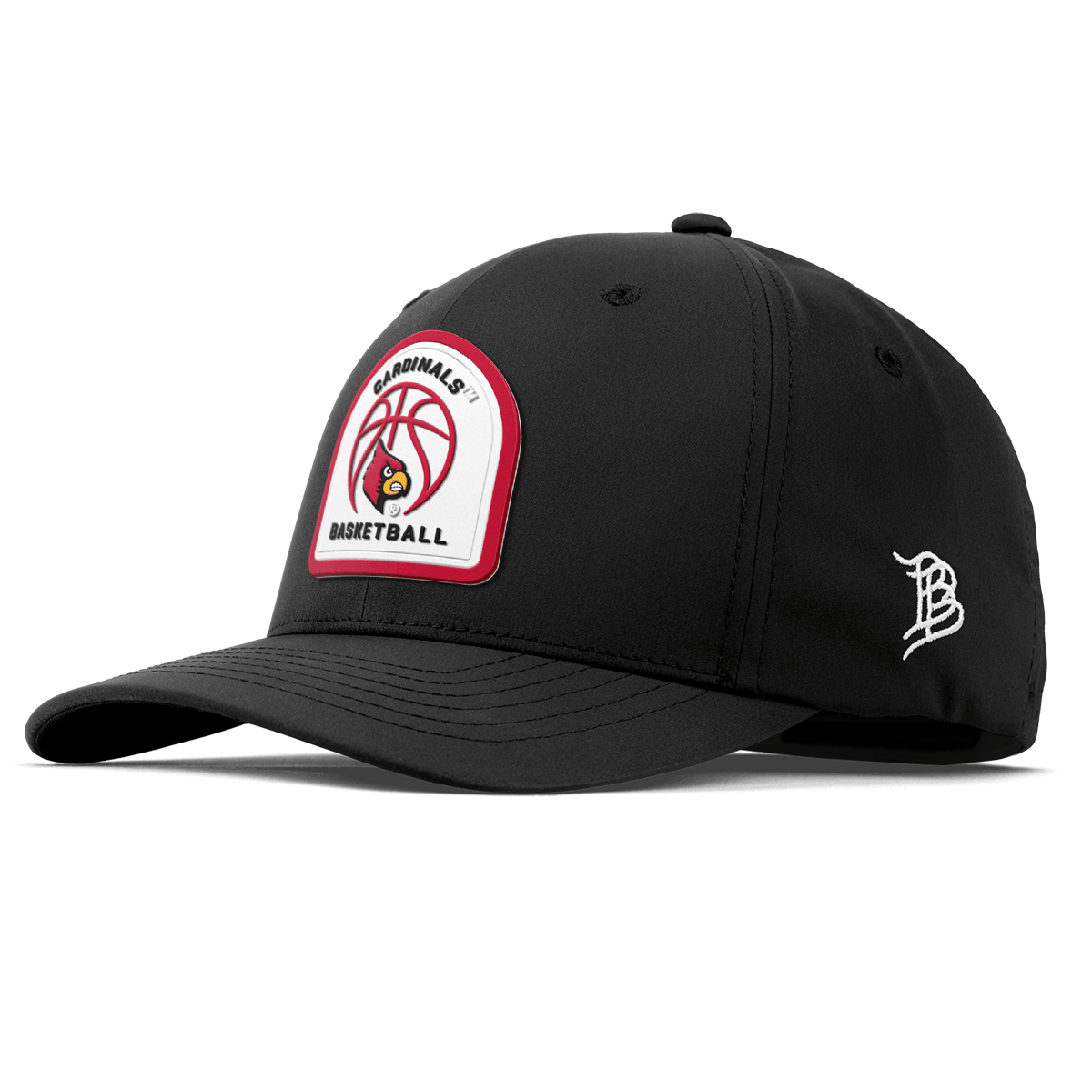 University of Louisville "Louisville Basketball" Flexfit Performance Fitted Black