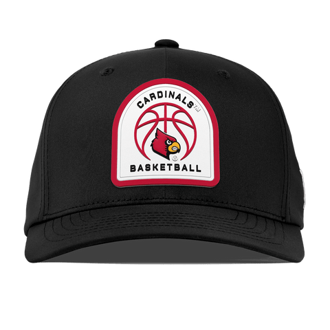 University of Louisville "Louisville Basketball" Flexfit Performance Fitted Black