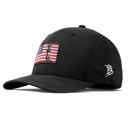 Memorial PVC Flexfit Performance Fitted Black