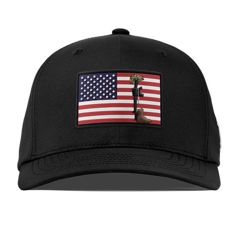 Memorial PVC Flexfit Performance Fitted Black