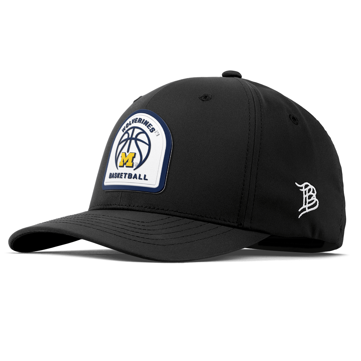 University of Michigan "Michigan Basketball" Flexfit Performance Fitted Black