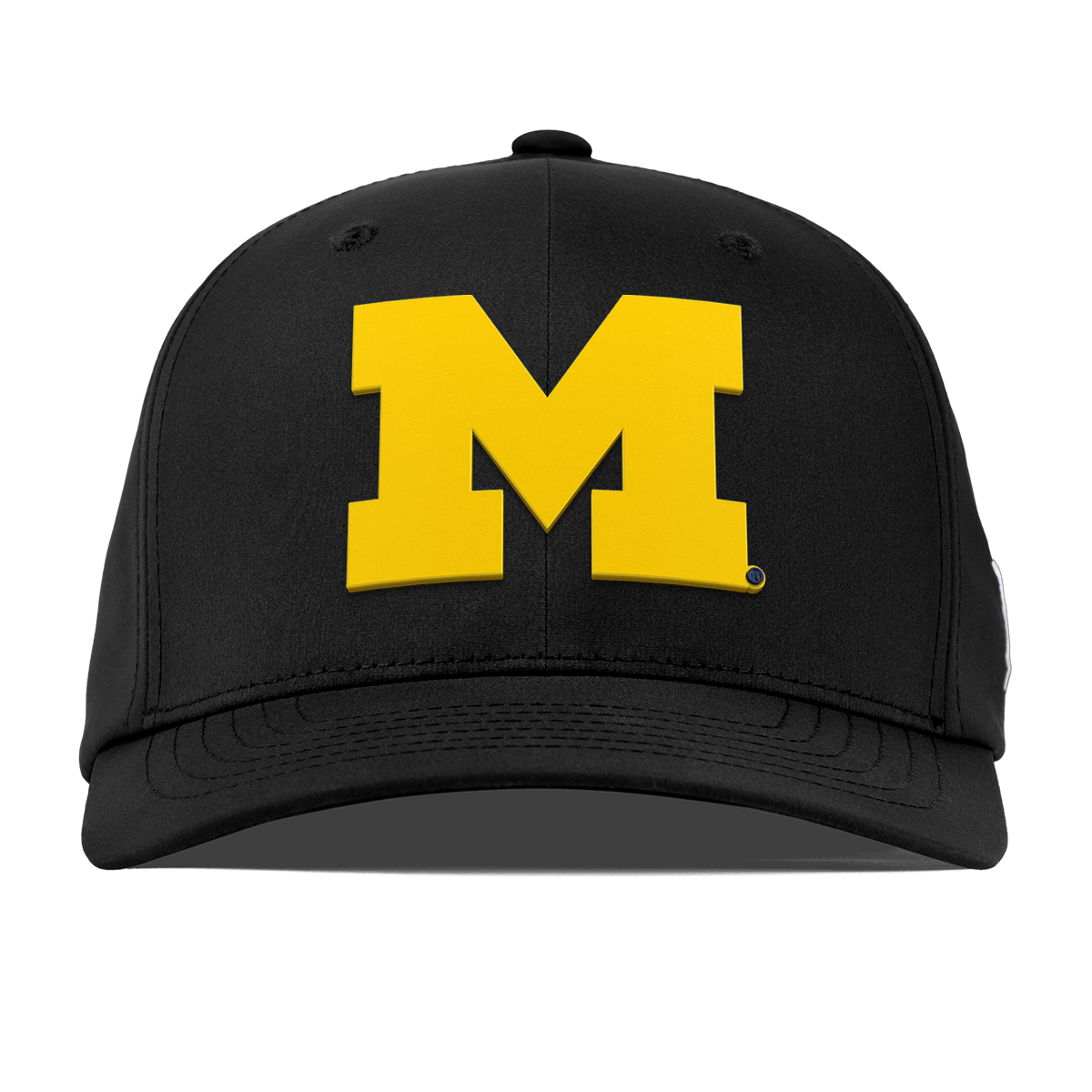 University of Michigan "Michigan Gold Block" Flexfit Performance Fitted Black