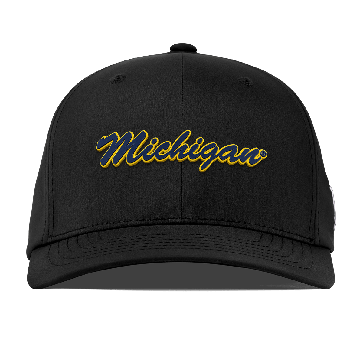 University of Michigan "Michigan Script" Flexfit Performance Fitted Black