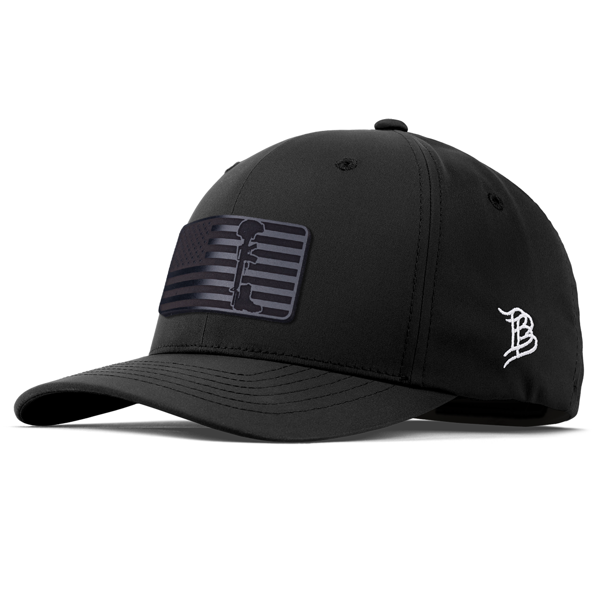 Midnight Memorial Flexfit Performance Fitted Black
