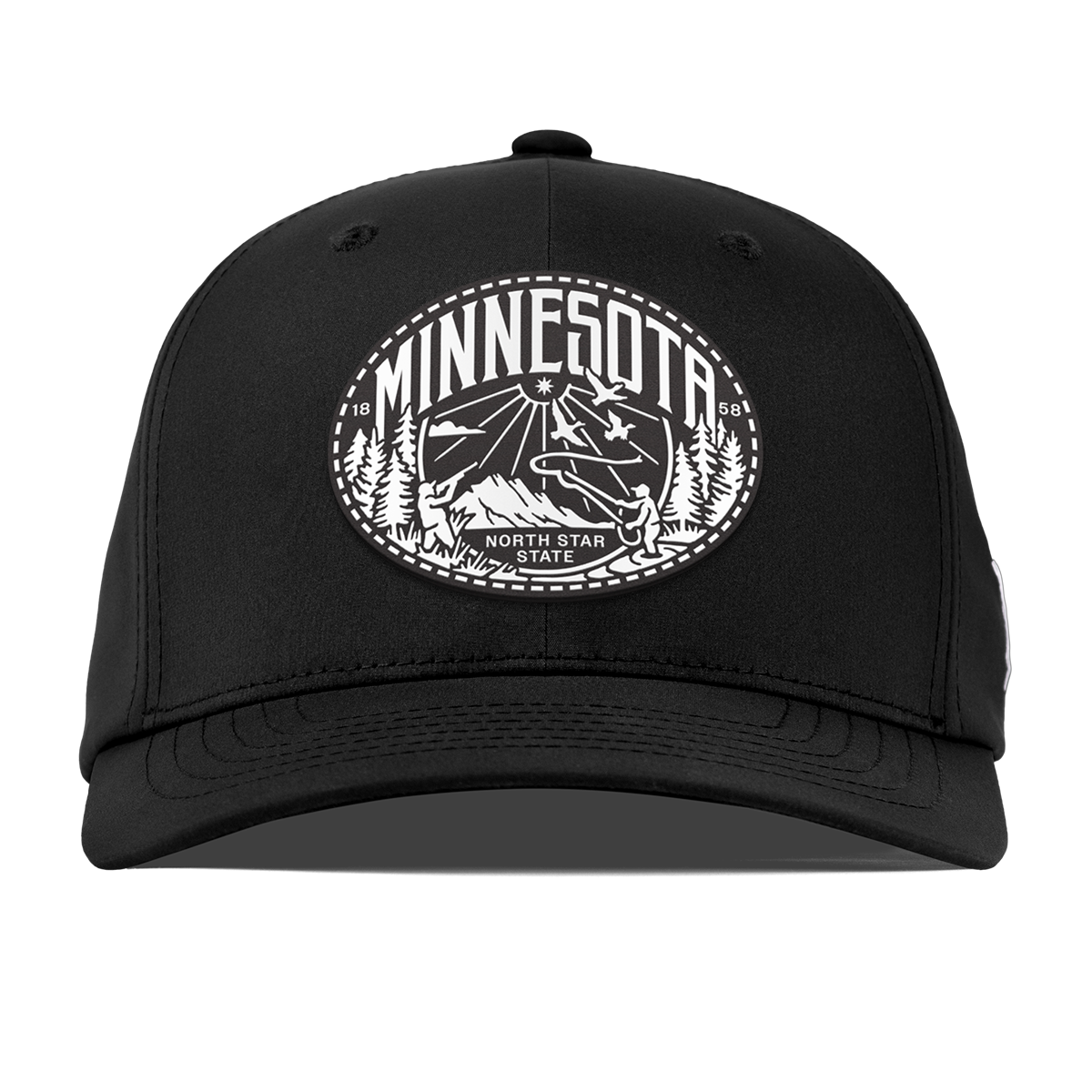Minnesota Traveler Flexfit Performance Fitted Black