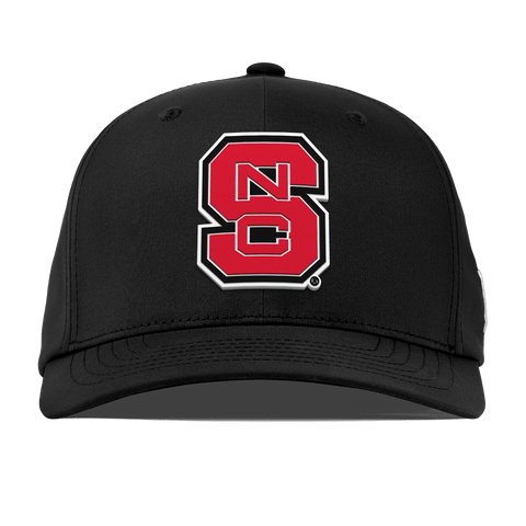 North Carolina State "NC State Block" Flexfit Performance Fitted Black