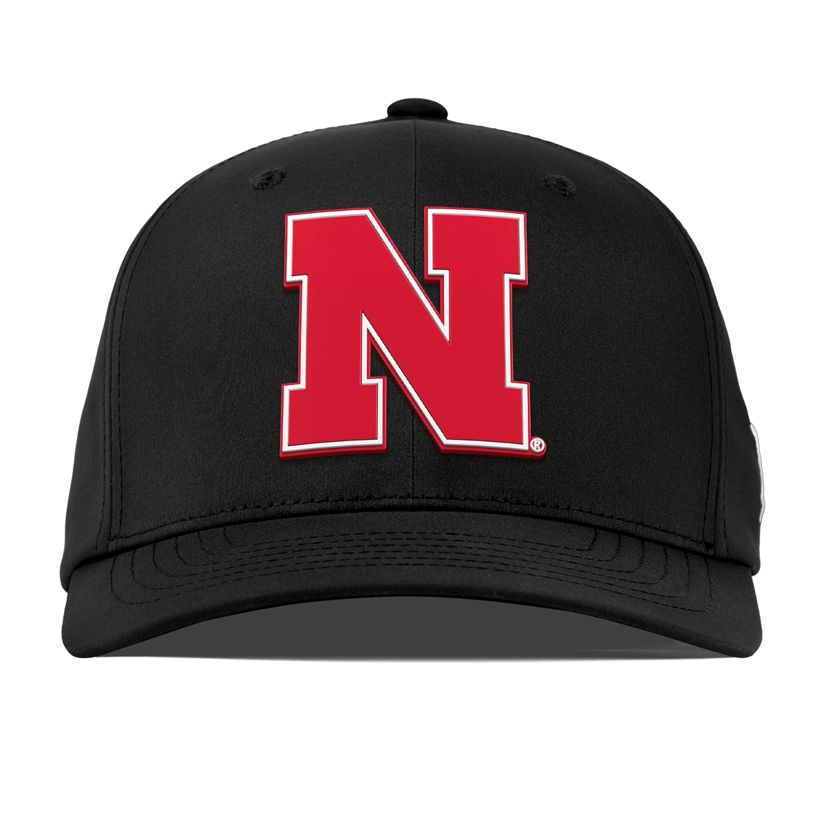 University of Nebraska "Nebraska Team Logo" Flexfit Performance Fitted Black