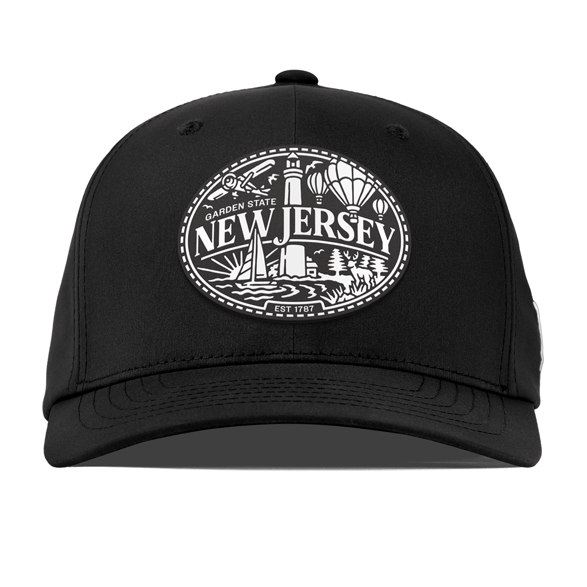 New Jersey Traveler Flexfit Performance Fitted Black