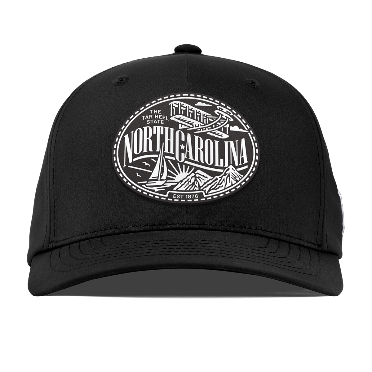 North Carolina Traveler Flexfit Performance Fitted Black