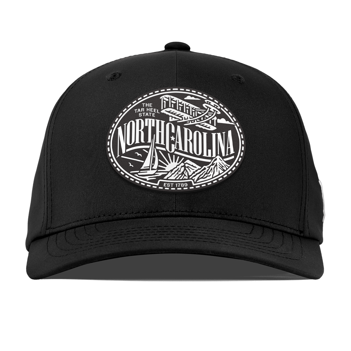 North Carolina Traveler Flexfit Performance Fitted Black