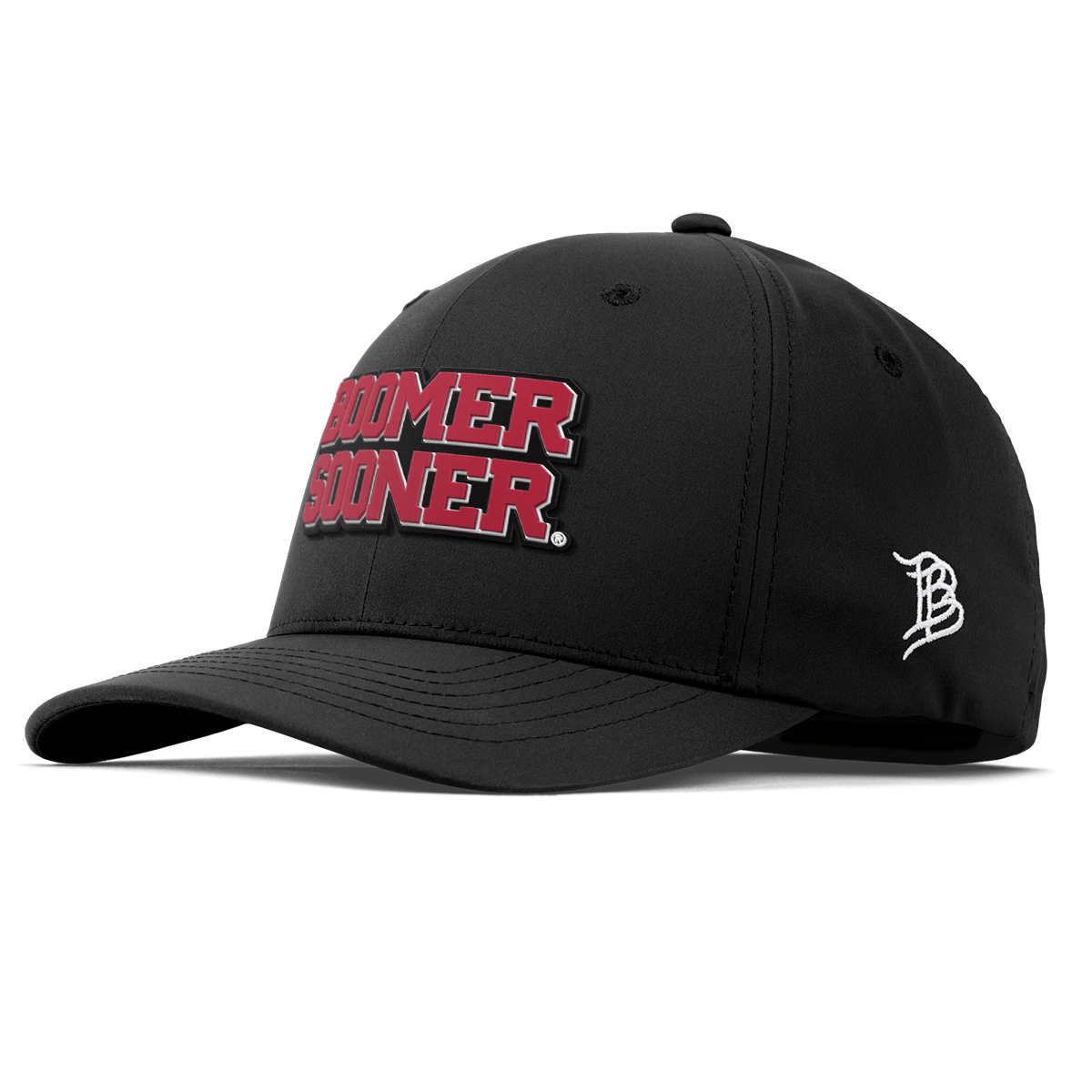 University of Oklahoma "Oklahoma Block" Flexfit Performance Fitted Black