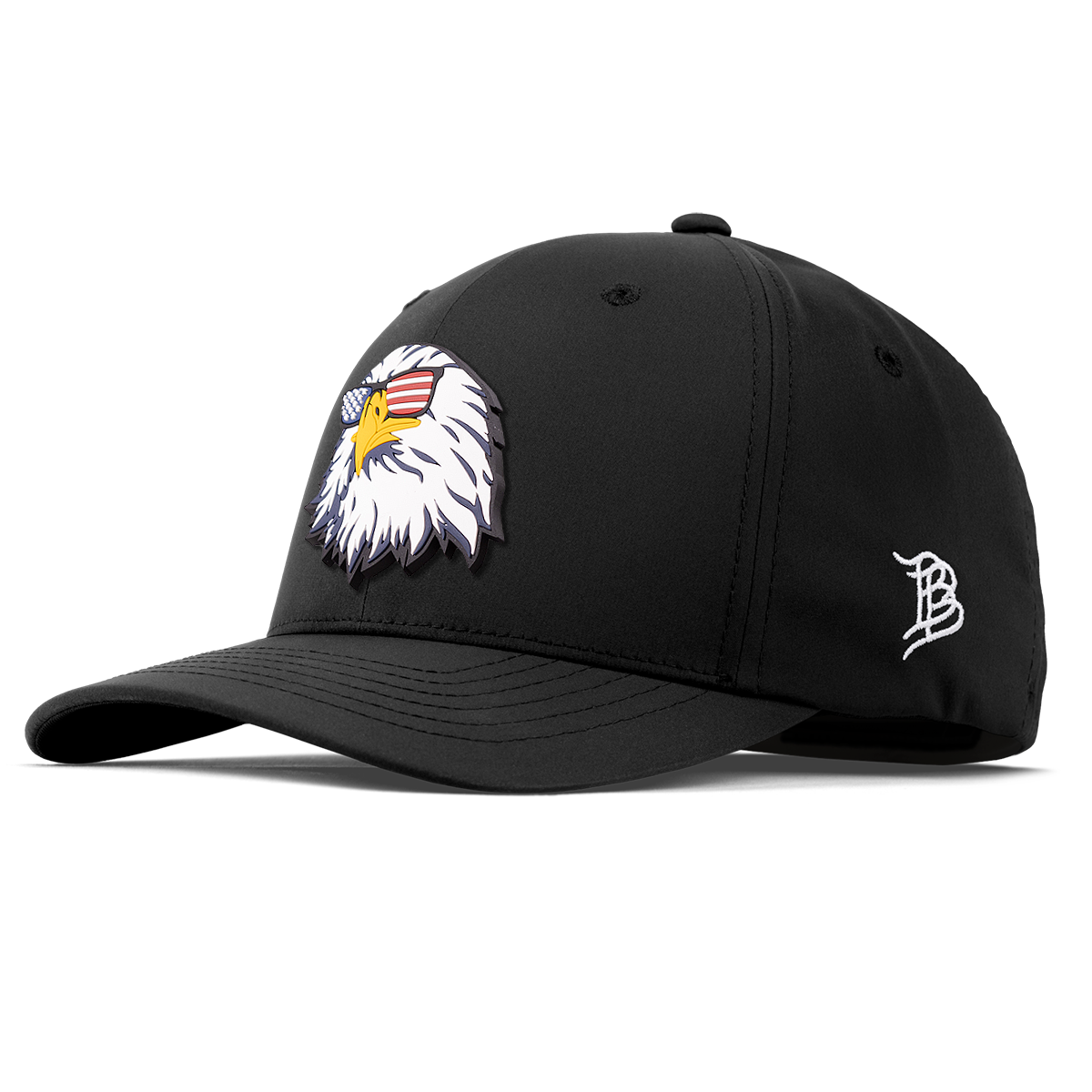 Party Eagle PVC Flexfit Performance Fitted Black