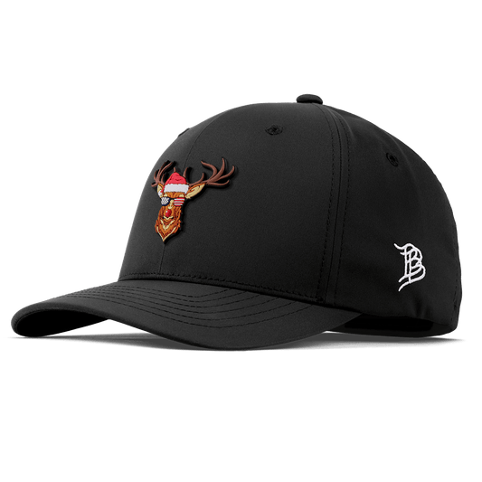 Party Reindeer Flexfit Performance Fitted Black