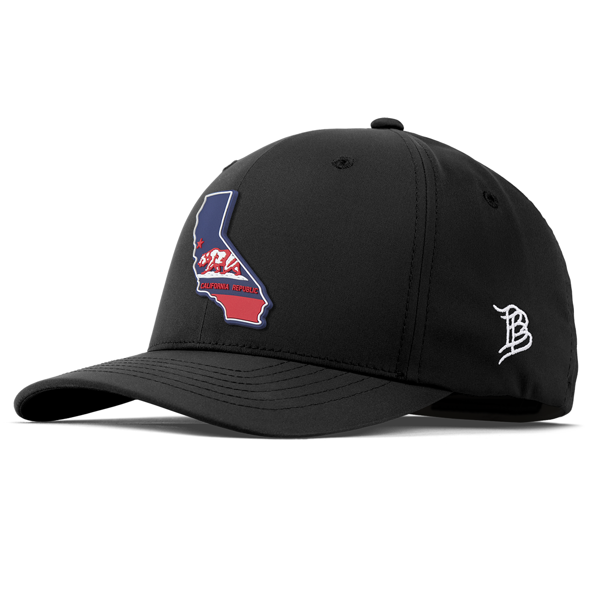California Patriot Series Flexfit Performance Fitted Black