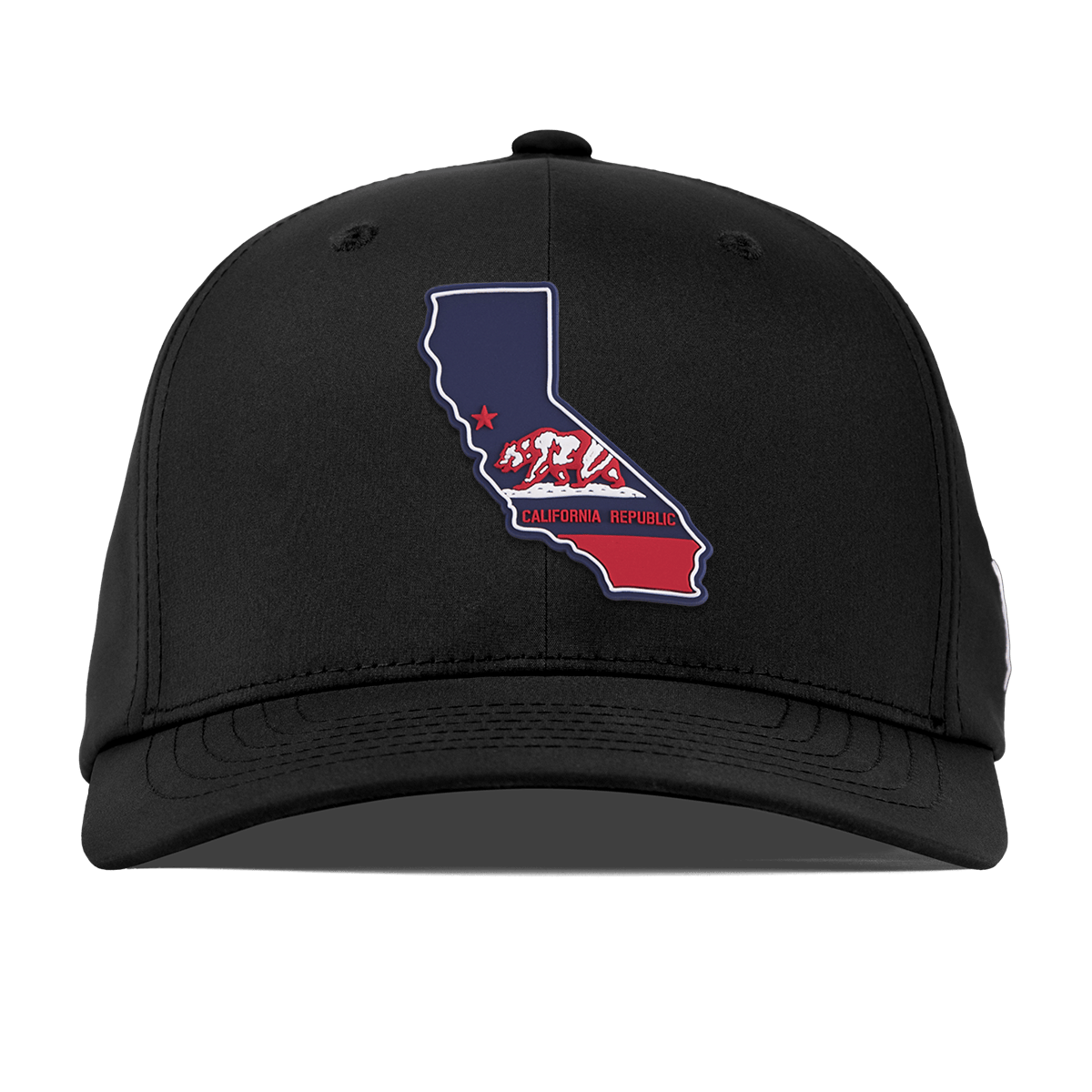 California Patriot Series Flexfit Performance Fitted Black