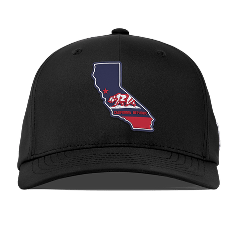 California Patriot Series Flexfit Performance Fitted Black