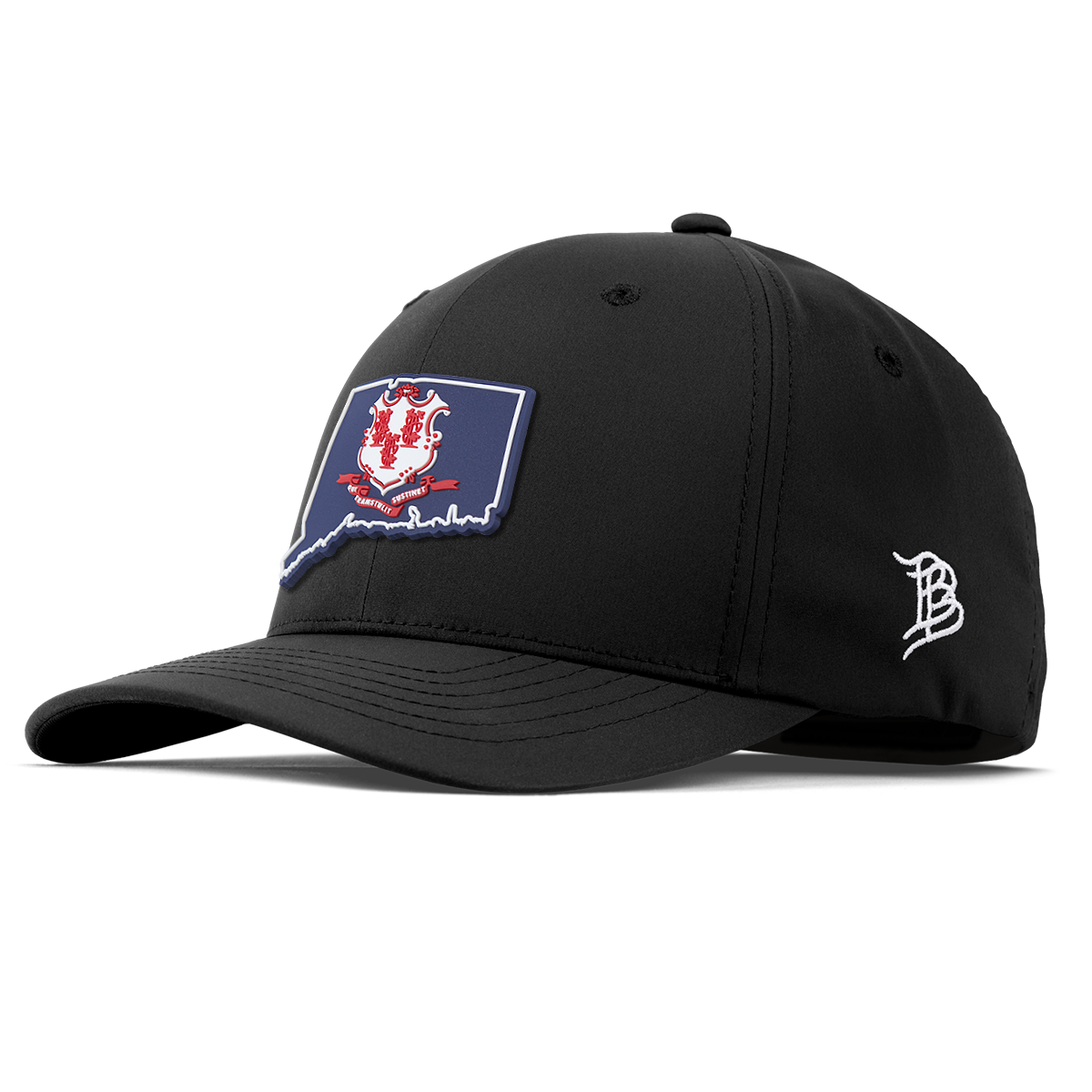 Connecticut Patriot Series Flexfit Performance Fitted Black