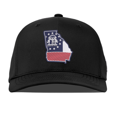 Georgia Patriot Series Flexfit Performance Fitted Black