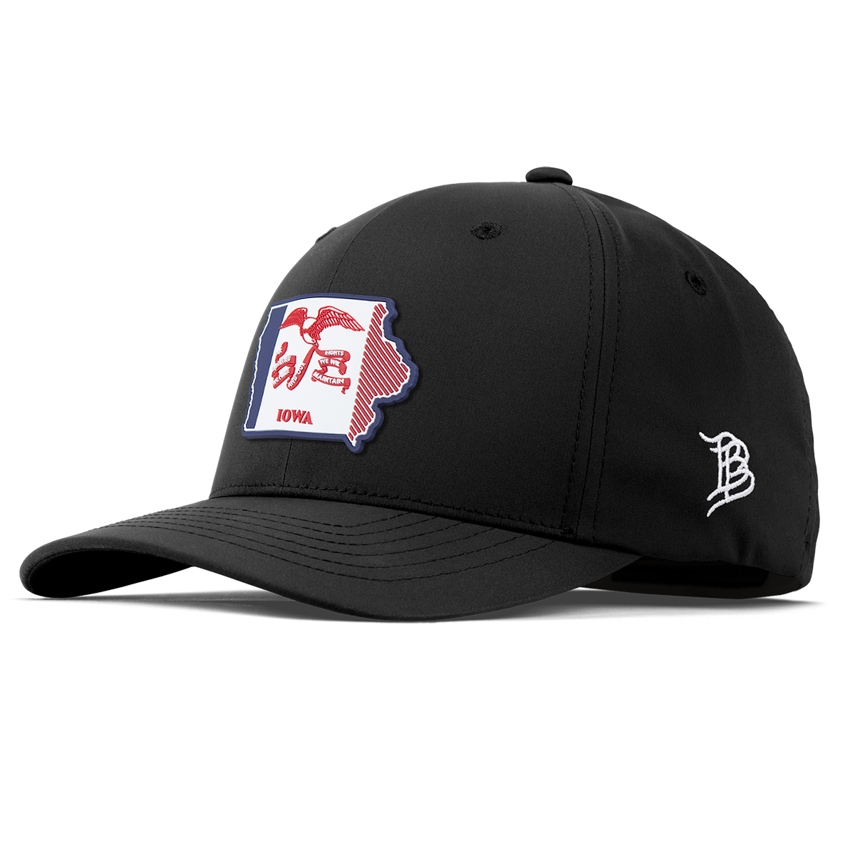 Iowa Patriot Series Flexfit Performance Fitted Black
