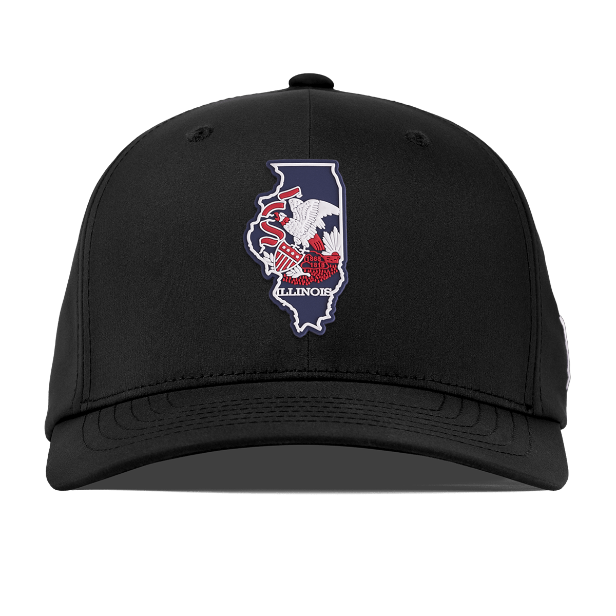Illinois Patriot Series Flexfit Performance Fitted Black
