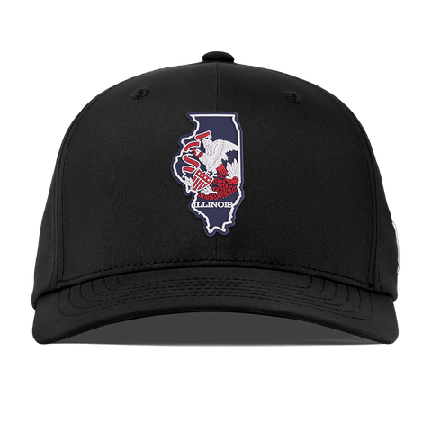 Illinois Patriot Series Flexfit Performance Fitted Black