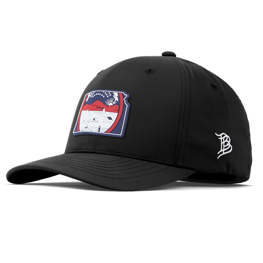 Kansas Patriot Series Flexfit Performance Fitted Black