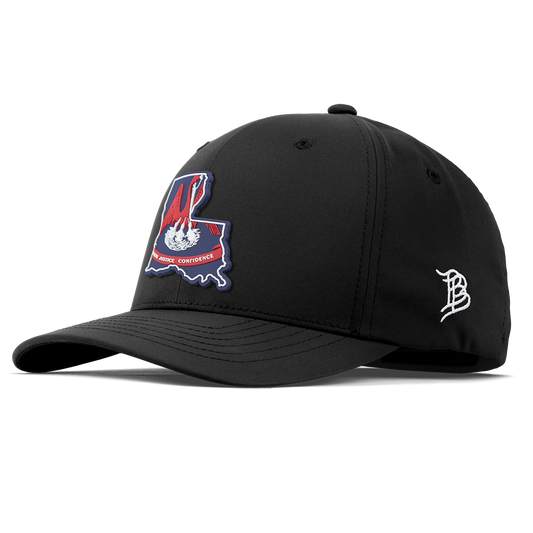 Louisiana Patriot Series Flexfit Performance Fitted Black