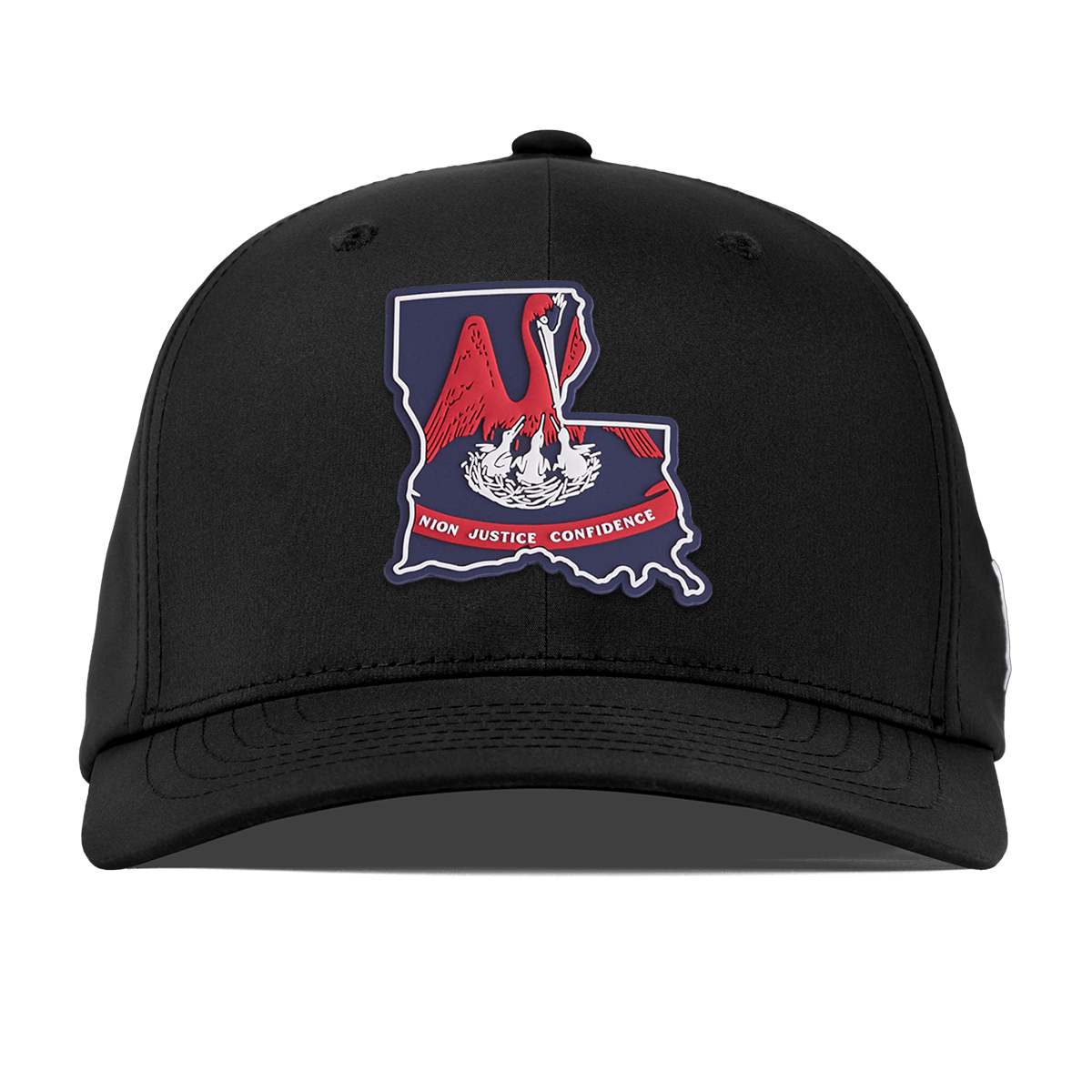 Louisiana Patriot Series Flexfit Performance Fitted Black