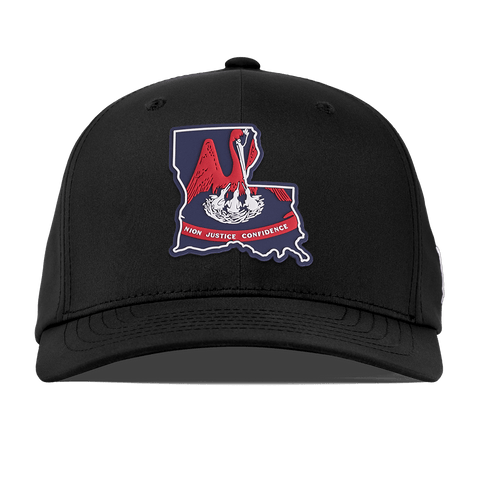 Louisiana Patriot Series Flexfit Performance Fitted Black