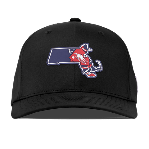 Massachusetts Patriot Series Flexfit Performance Fitted Black