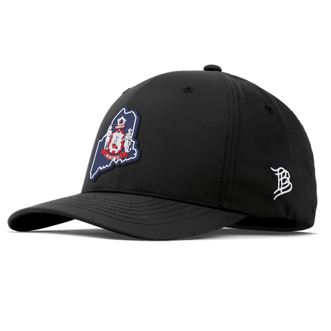 Maine Patriot Series Flexfit Performance Fitted Black