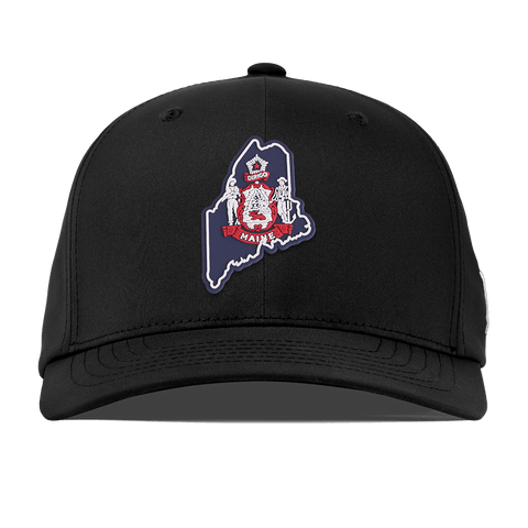 Maine Patriot Series Flexfit Performance Fitted Black