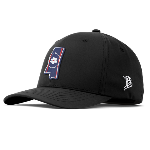Mississippi Patriot Series Flexfit Performance Fitted Black