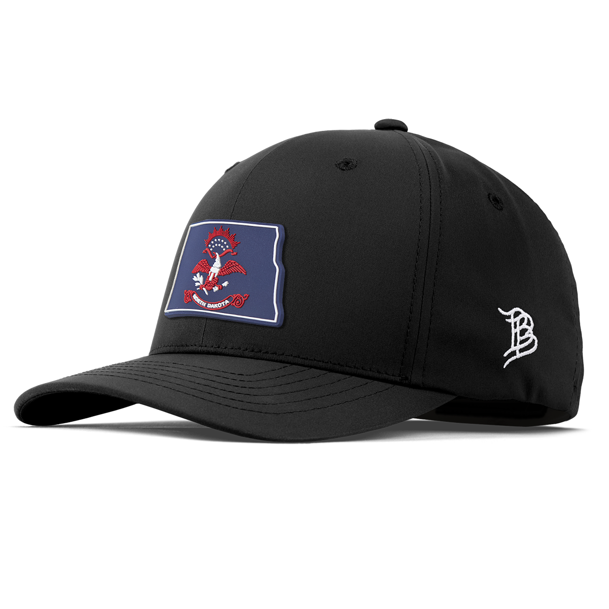 North Dakota Patriot Series Flexfit Performance Fitted Black