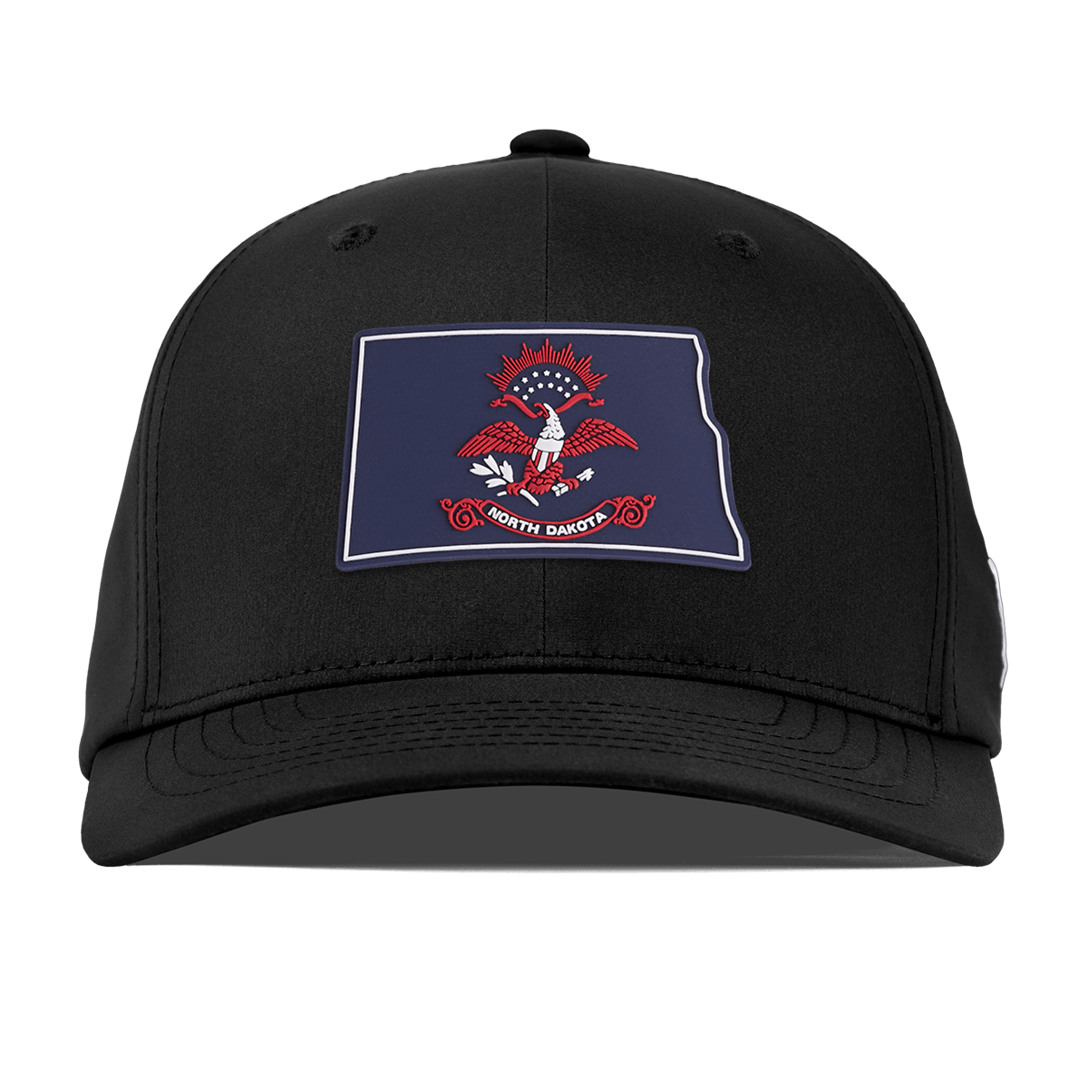North Dakota Patriot Series Flexfit Performance Fitted Black