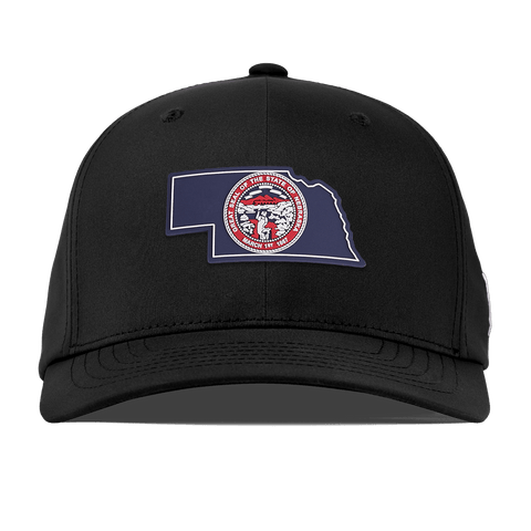 Nebraska Patriot Series Flexfit Performance Fitted Black